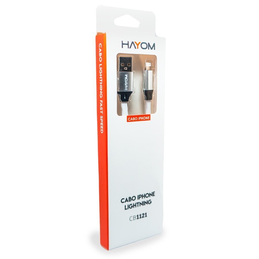 Cabo Usb Para iPhone Lightning - 1 Metro - Cb1121 Hayom - 2