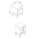 Ver imagem 3 de Mesa Lateral 1 Porta 1 Nicho