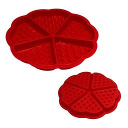 Forma de Silicone para Panqueca Waffle - 1