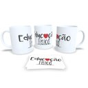 Ver imagem 1 de Caneca de Porcelana Branca Personalizada Profissões Ed.fisica