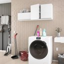 Ver imagem 5 de Kit com 02 Armários Aéreo 80cm 100% Mdf Branco