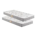 Ver imagem 1 de Kit 2 Colchões Solteiro Espuma D23 88CMX14CMX188CM e 78CMX14CMX188CM Ecoline Ecoflex Cinza