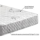 Ver imagem 2 de Kit 2 Colchões Solteiro Espuma D23 88CMX14CMX188CM e 78CMX14CMX188CM Ecoline Ecoflex Cinza