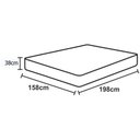 Ver imagem 3 de Jogo Cama Lençol Casa Scarpa Loren Queen Bordado Inglês Micro Percal 300 Fios 4 Peças Branco
