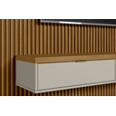 Ver imagem 3 de Painel para TV até 75 Polegadas Ripado Modular 1 Nicho 1 Prateleira 300cm