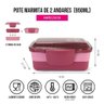 Pote Marmita de 2 Andares 950ml Jacki Design - Joy Vinho - 5