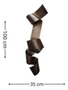 Ver imagem 2 de Escultura Parede de Metal Decoração Sala Quarto Escritório Bronze Escuro