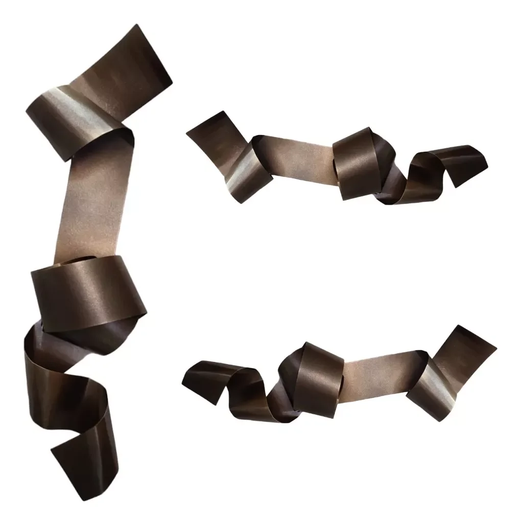 Ver imagem 1 de Escultura Parede de Metal Decoração Sala Quarto Escritório Bronze Escuro