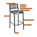 Ver imagem 4 de Conjunto Bistrô Dani 2 Banquetas e Mesa Tampo BP Redondo