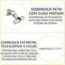 Ver imagem 6 de Cozinha Americana Modulada 6 Peças Torre Quente Cristaleira com Vidro Reflecta Sem Tampo Paris