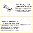 Ver imagem 6 de Cozinha Americana Modulada 6 Peças Torre Quente Cristaleira com Vidro Reflecta Sem Tampo Paris