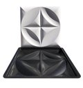 Ver imagem 1 de Forma 3D Gesso e Cimento ABS - Floral 50x50