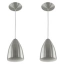 Ver imagem 1 de Kit 2 Pendentes Vegas Premium Gourmet em Aluminio Escovado