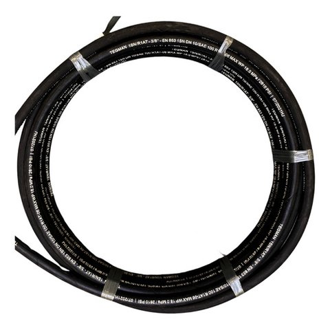 Mangueira Hidráulica 3/8 R1 Alta Pressão Trama de Aço C/ 10m