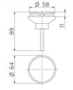 Ver imagem 3 de Valvula Saida D'agua Oculta 7/8 Cromada 922606 Docol