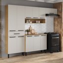 Ver imagem 2 de Cozinha Completa 4 Peças 11 Portas 1 Gavetas 1 Nicho Veneza Itatiaia