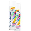 Ver imagem 1 de Kit 2 Tinta Spray Uso Geral Branco Brilhante Mundial Prime 400ml