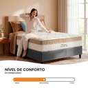 Ver imagem 6 de Cama Box Casal Cinza + Colchão Molas Ensacadas Pillow In Zidi Houston 138x188x65cm