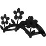 Suporte Enrolador de Mangueira de Jardim Flor Preto - 2