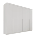 Ver imagem 1 de Guarda Roupa Casal 6 Portas 8 Gavetas Florianópolis 100% Mdf Valverde Moveis Branco