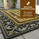 Ver imagem 2 de 1 Tapete Porta Capacho Fibra Coco Antiderrapante 45x75 Imp1