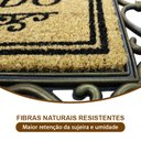 Ver imagem 5 de 1 Tapete Porta Capacho Fibra Coco Antiderrapante 45x75 Imp1