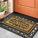 Ver imagem 1 de 1 Tapete Porta Capacho Fibra Coco Antiderrapante 45x75 Imp1