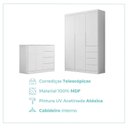 Ver imagem 5 de Quarto Infantil com Guarda Roupas e Cômoda Eloá