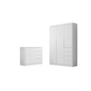 Ver imagem 2 de Quarto Infantil com Guarda Roupas e Cômoda Eloá