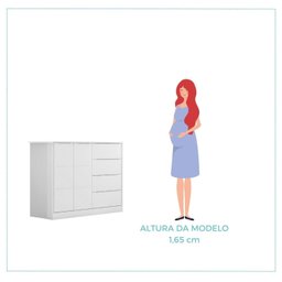 Quarto Infantil com Guarda Roupas e Cômoda Eloá  - 6