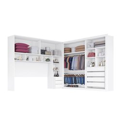 Guarda Roupa Casal com Espelho 4 Portas 7 Gavetas Firenze Plus Móveis Europa - 2 Guarda Roupa Casal com Espelho 4 Portas 7 Gavetas Firenze Plus Móveis Europa - 2