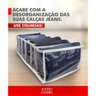 Kit 6 Colmeias Organizadoras de Gavetas Transparentes com 6 Divisórias Organizador de Calças - 5