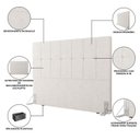 Ver imagem 5 de Cabeceira Queen 162cm Design Moderno para Quarto Linea