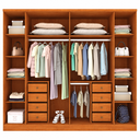 Ver imagem 2 de Guarda Roupa Grande com 6 Portas e 6 Gavetas Balneário -Tcel
