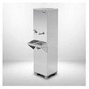 Ver imagem 1 de Bebedouro Industrial Aço Inox 25l Coluna Frisbel 127v 2 Torneiras