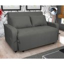 Ver imagem 2 de Sofá Cama End 138cm Reclinável Manual Suede Cinza - Sallar Home