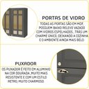 Ver imagem 7 de Cozinha Ameicana Modulada Torre Quente Aéreo 120cm com Vidro Reflecta Paneleiro 4 Portas Balcão 120cm com Tampo Completa 6 Peças Paris