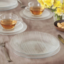 Ver imagem 2 de Prato Fundo Diamante Duralex 22,4 cm em Vidro Transparente - Kit com 6 Unidades