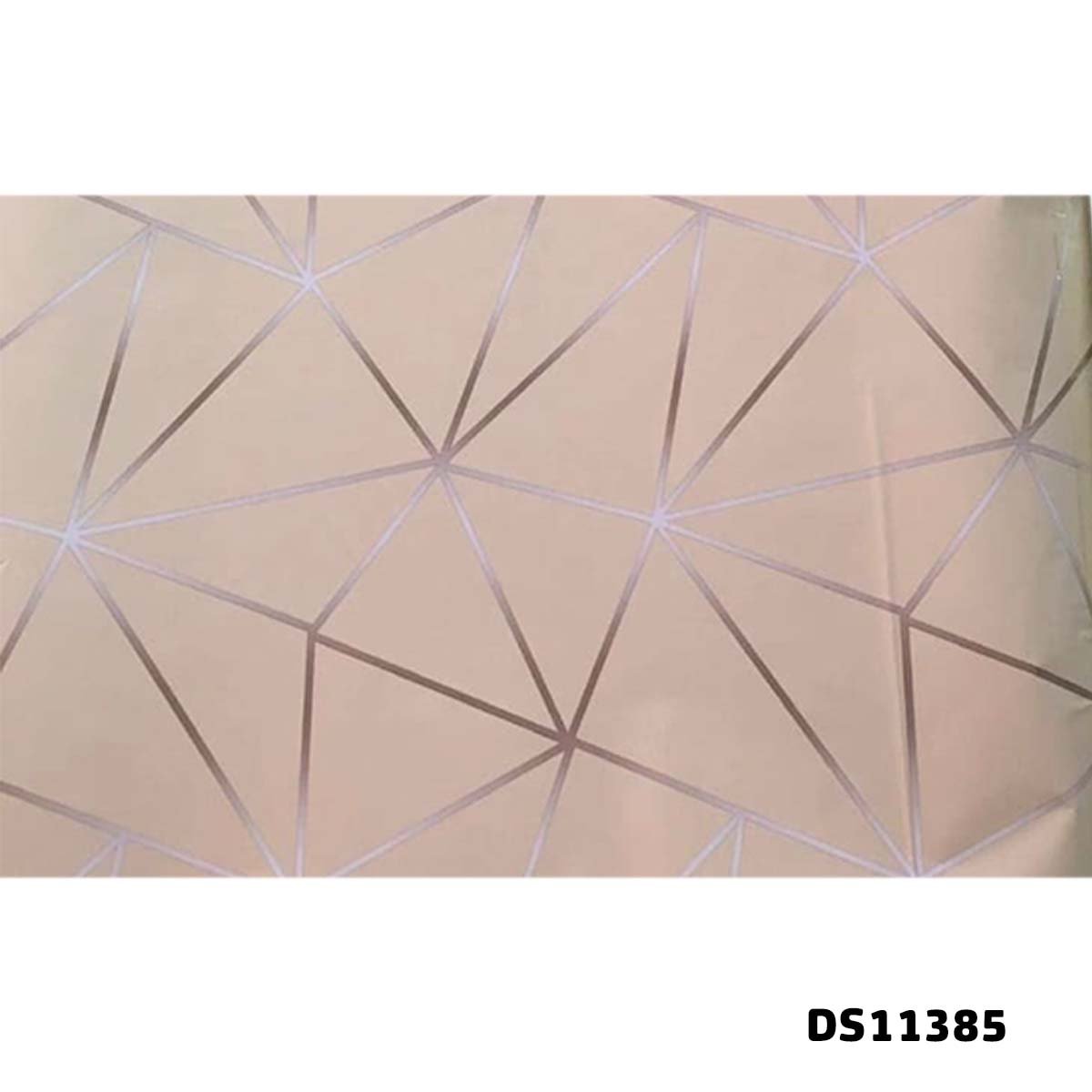 Papel de Parede Adesivo Geométrico Rosé 45cmx5m - 3