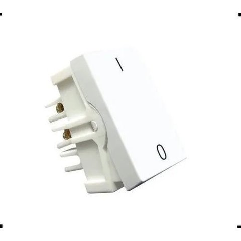 Modulo Home Interruptor Bipolar Paralelo Branco Ref 10642-9 - Blux