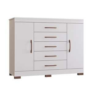 Comoda Elegance Tuboarte 5 Gavetas e 2 Portas 100% em Mdf