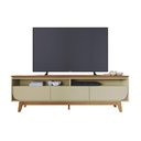 Ver imagem 3 de Rack Bancada para TV Artemis 75 Polegadas 200cm MDP Cumaru Opala Casah