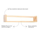 Ver imagem 4 de Kit 2 Prateleiras Porta Condimentos e Temperos Cozinha Flutuante 60cm
