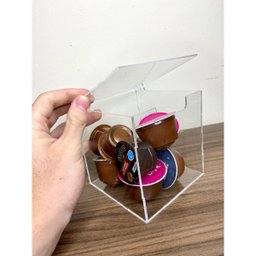 Porta Cápsulas Cristal 11cm - Dolce Gusto Nespresso - 2