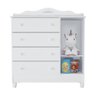 Quarto De Bebê Berço Mini Cama Cômoda Branco - 3