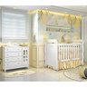 Quarto De Bebê Berço Mini Cama Cômoda Branco - 1