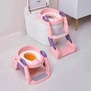 Ver imagem 4 de Assento Redutor Infantil para Vaso Sanitário - Rosa
