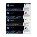 Ver imagem 1 de Kit 4x Cores Toner Original Hp 131a 276nw 251nw B+c+y+m