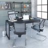 Kit Escritório 2 Peças Mesa Diretor Industrial 180cm e Estante 5 Prateleiras - 13