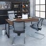 Kit Escritório 2 Peças Mesa Diretor Industrial 180cm e Estante 5 Prateleiras - 14